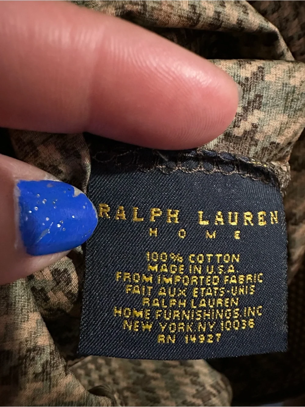 Ralph Lauren Green Plaid Pillow cases